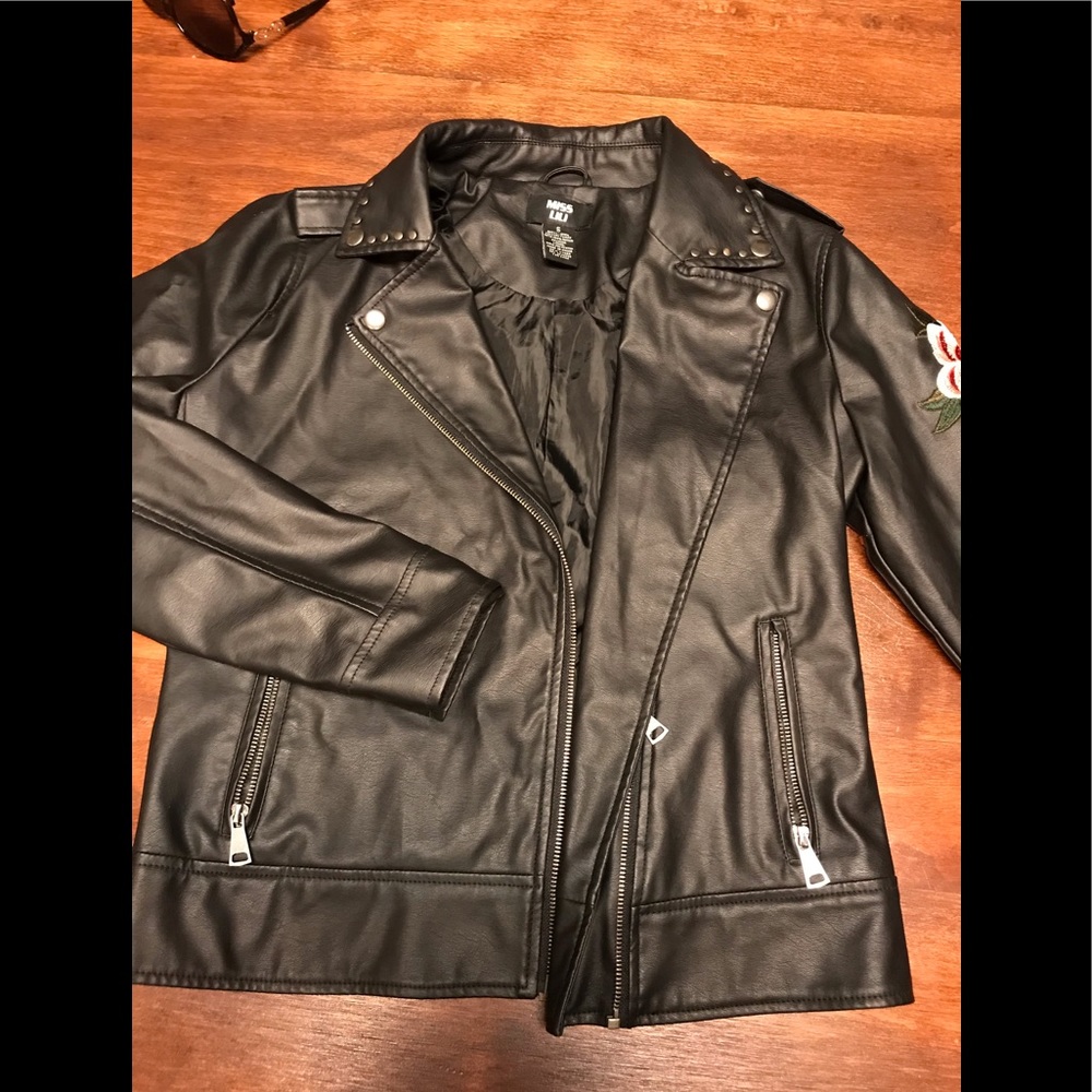 Miss Lili Women’s Jacket Small Faux  Stud Lined